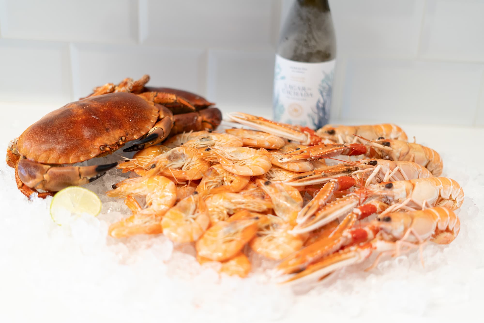 MARISCADA con vino Online a domicilio